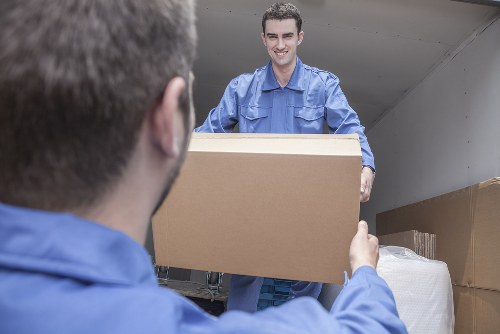 Removal team planning a flat move near Paddington streets