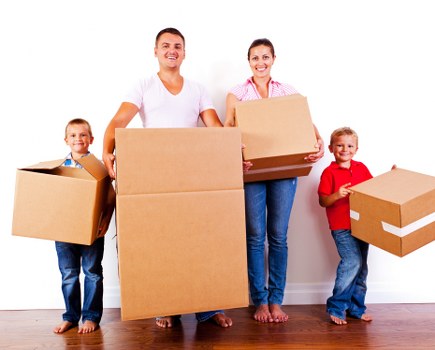 Local van mover handling furniture and boxes for a Paddington home move