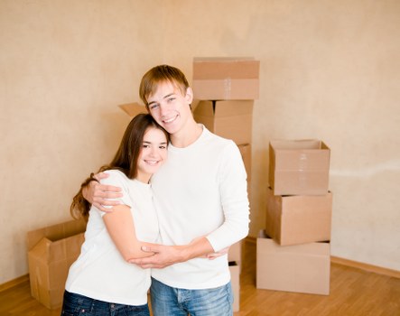 Local removal van handling furniture collection in Paddington