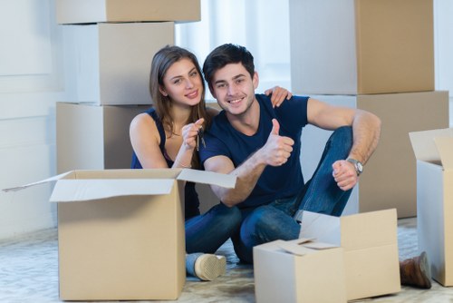Local team removing bulky furniture from a Paddington property