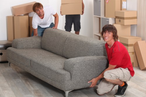 Local furniture removal service managing parking and access in Paddington