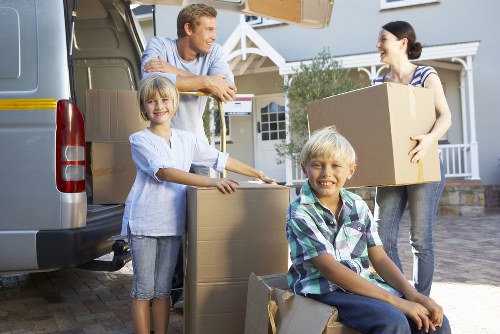 Packing and organising items for storage in Paddington